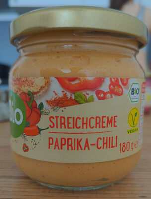 Bio vegane Streichcreme mit Paprika und Chili - Product