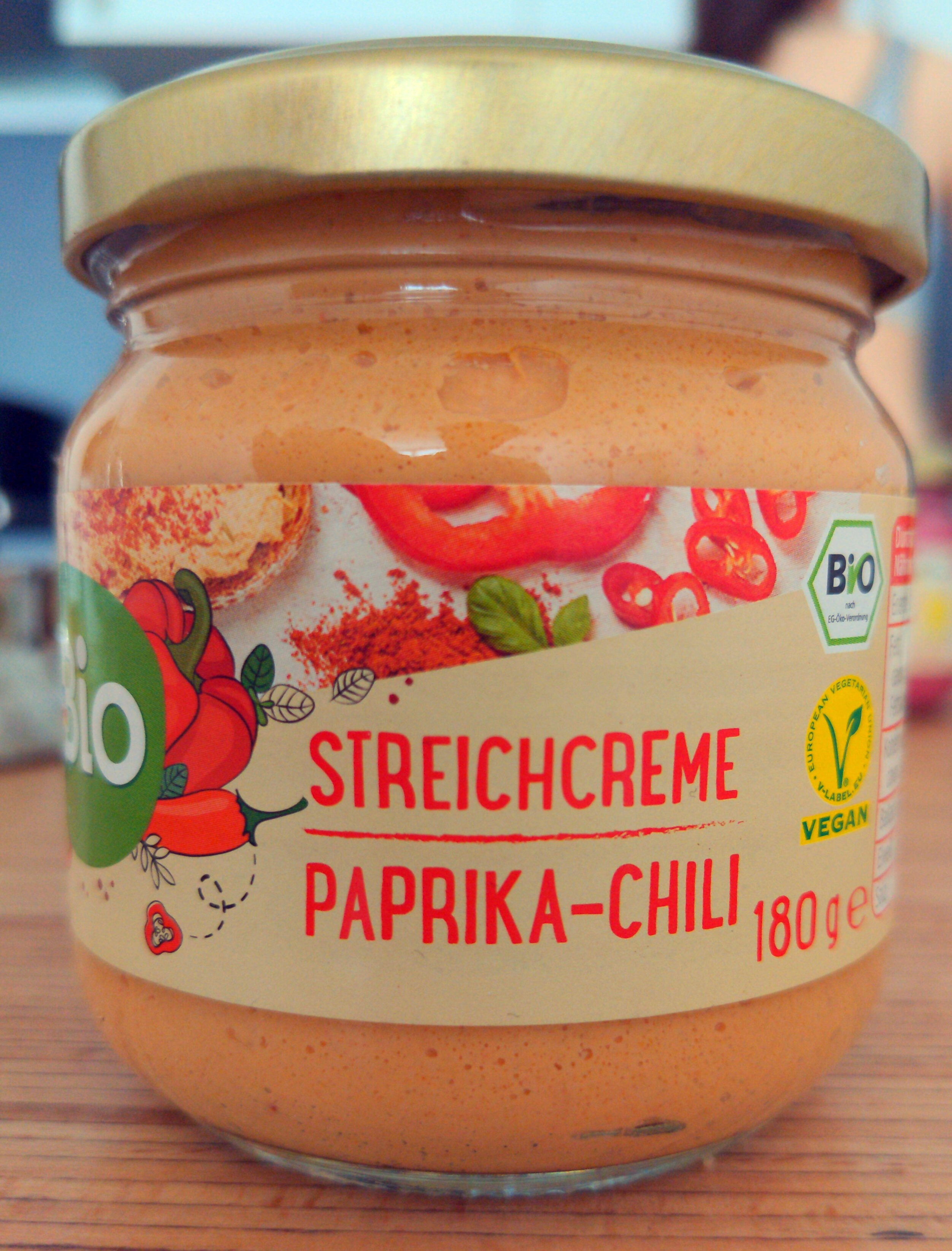 Bio vegane Streichcreme mit Paprika und Chili - Producte - en