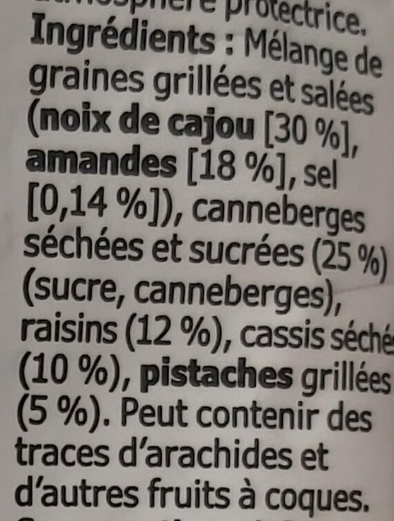 Mélange De Graines Grillees - Ingredienti - fr
