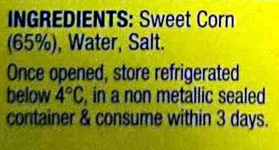 Corn Kernels - Ingredients