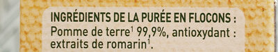 purée Mousline bio nature - Ingredients - fr