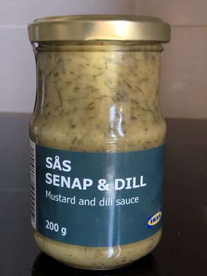 Sås Senap & Dill - Sauce à la moutarde et à l'aneth - Produit