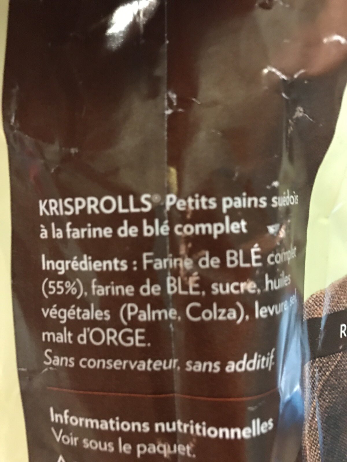 Krisprolls - Ingredienti - fr