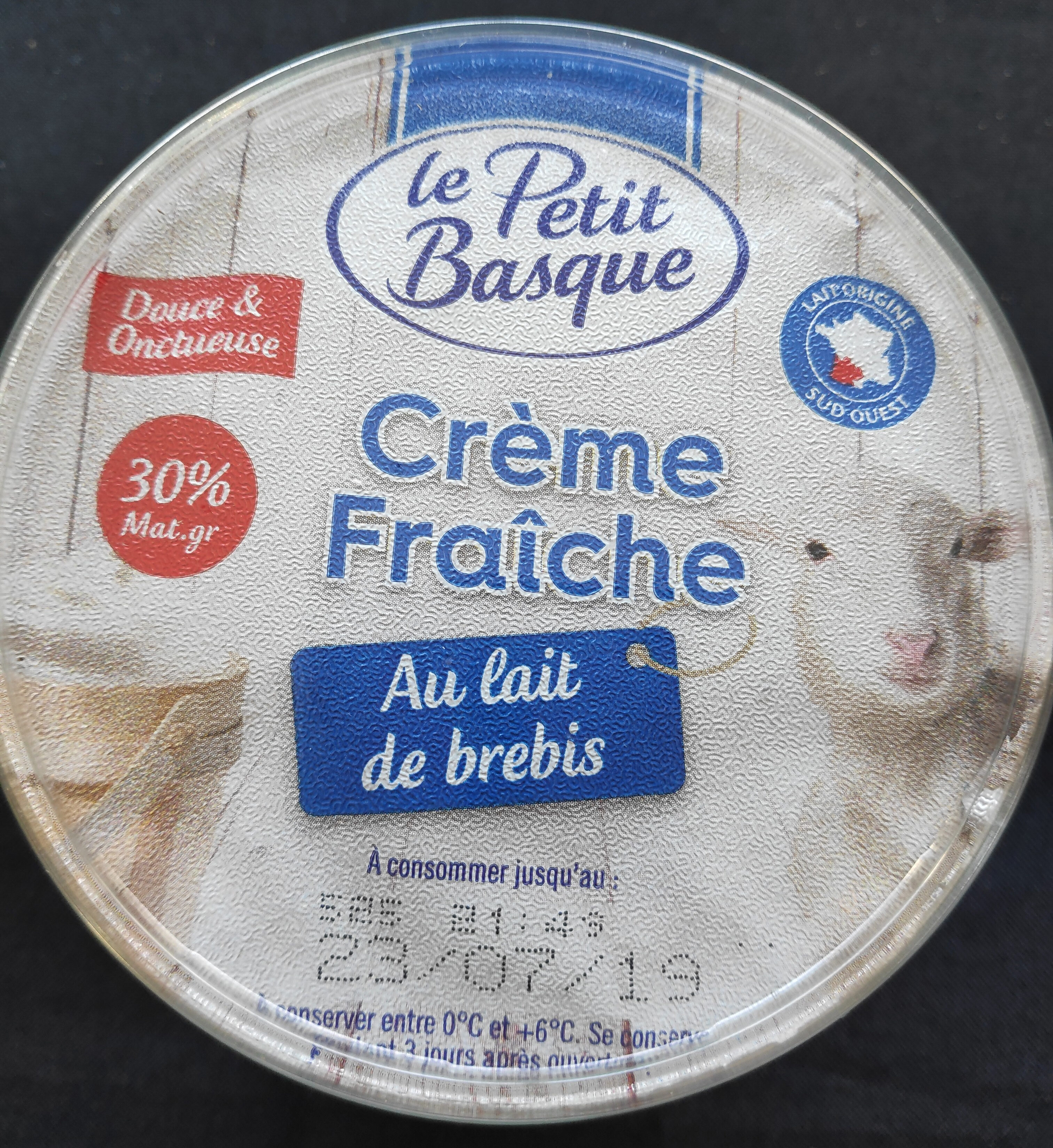 Crème fraiche au lait de brebis - Product - fr