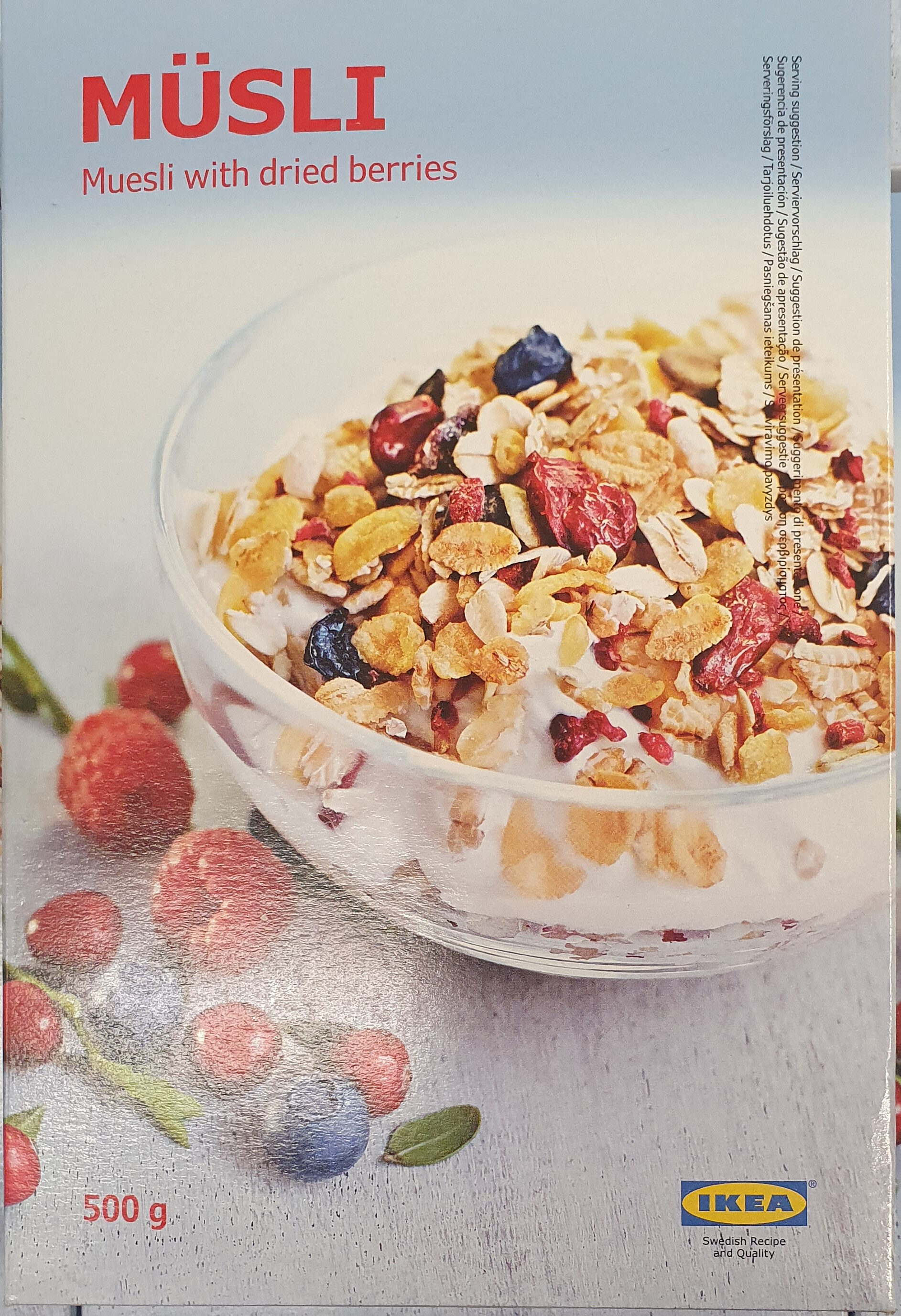 Muesli with dried berries - Product