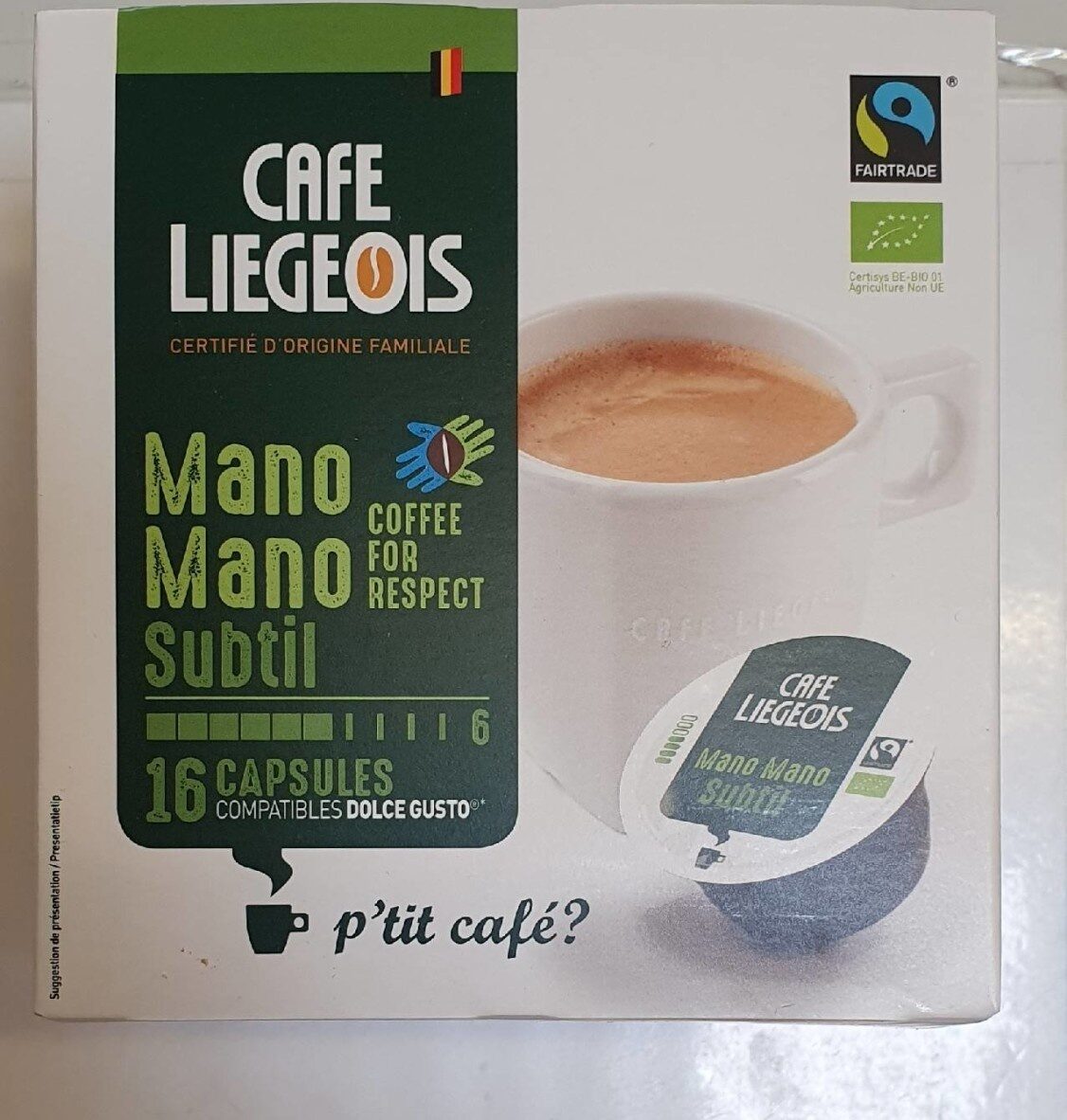 Cafe liegeois mano mano - Product - fr