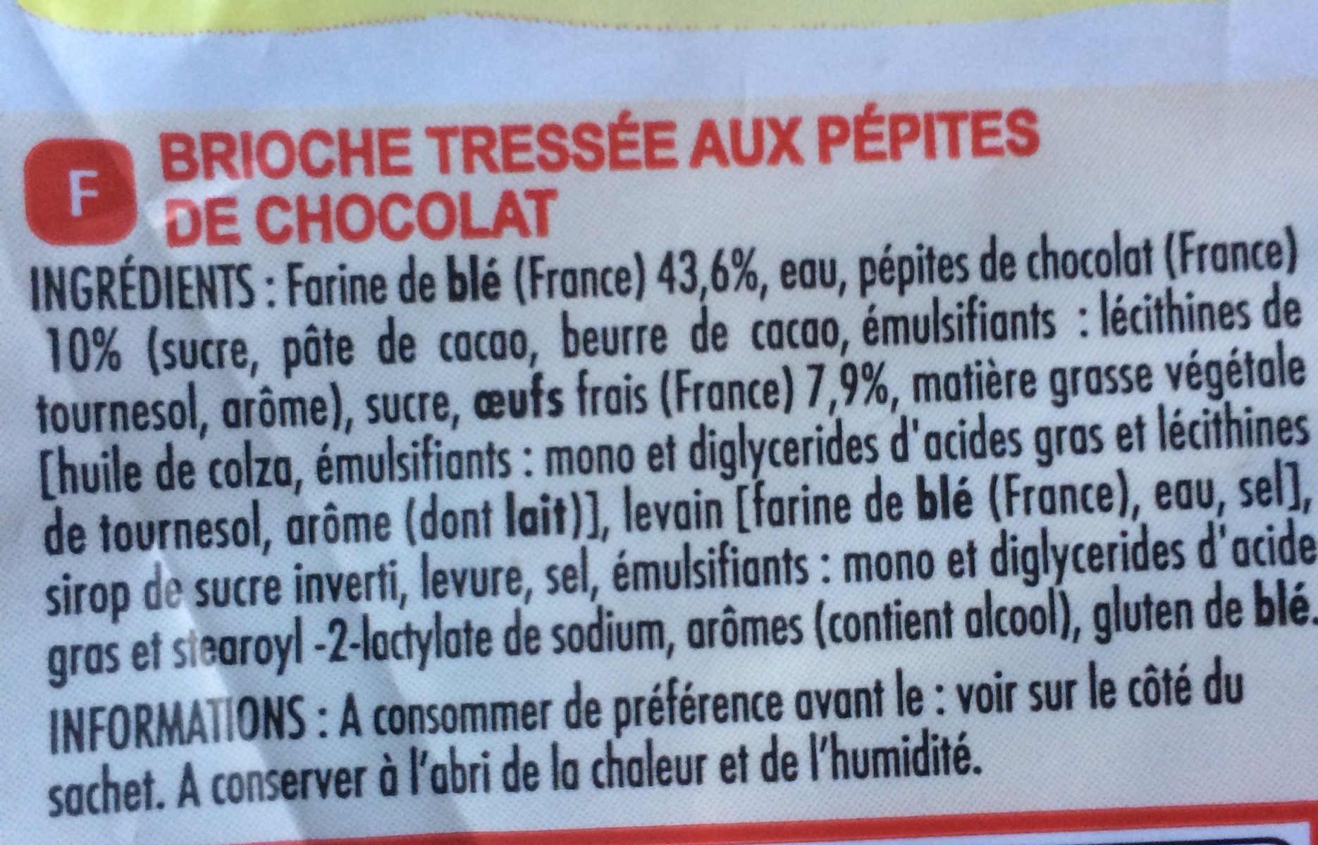 Brioche - Ingredients - fr