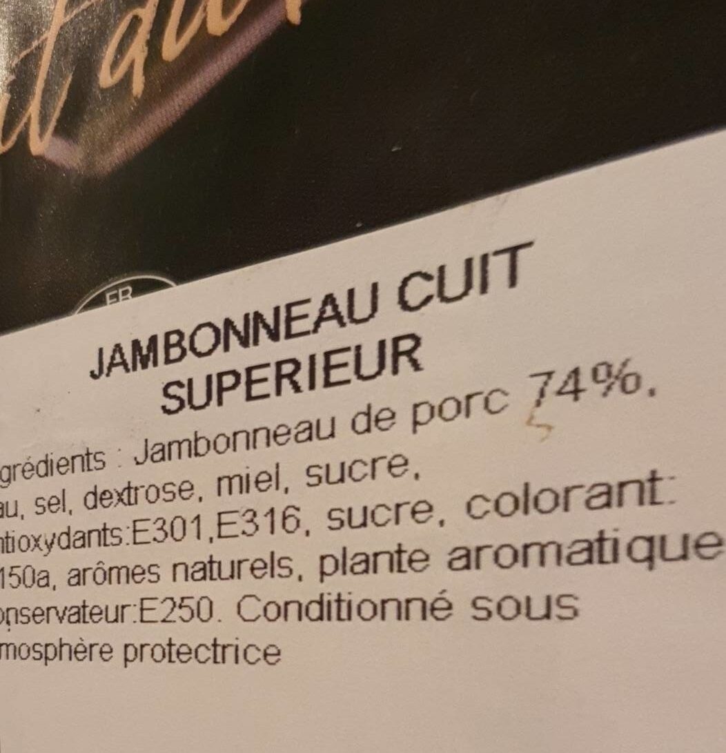 Jambonneau de porc braises - Ingredients - fr