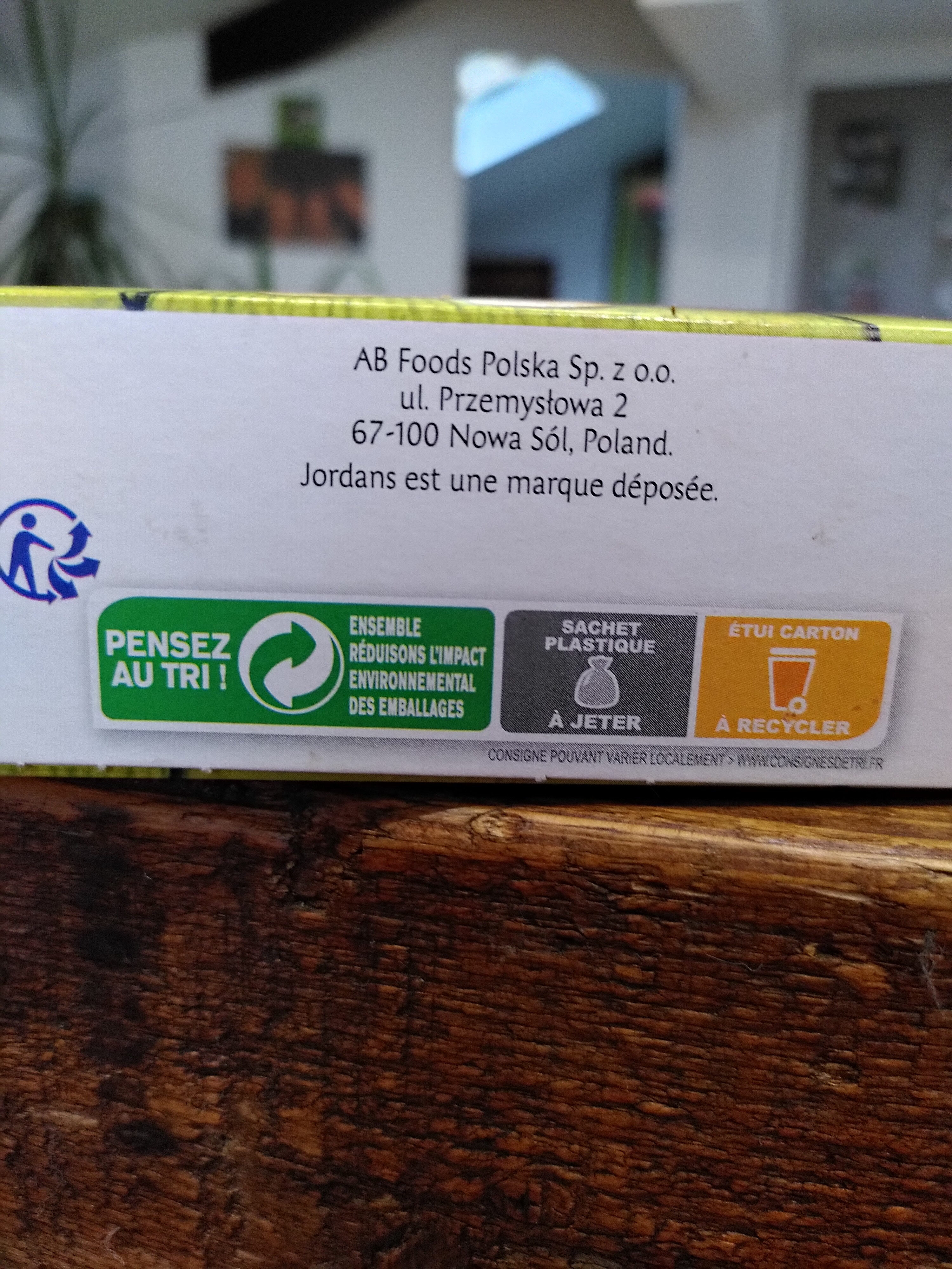 muesli Bio 36% fruits, noix & graines - Instruction de recyclage et/ou informations d'emballage