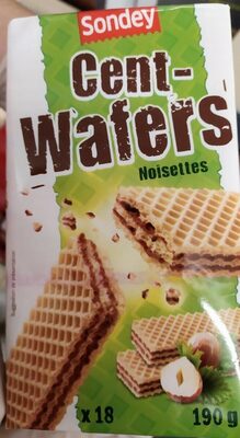 Cent-Wafers noisette - Produit
