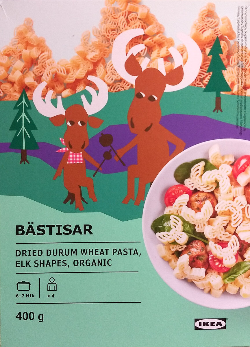 Bastisar Pasta - Pâtes alimentaire en forme d'élan - Produkt