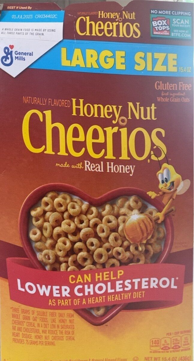 Honey nut cheerios - Producto - en