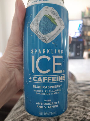 Sparkling Ice +Caffeine Blue Raspberry - Product