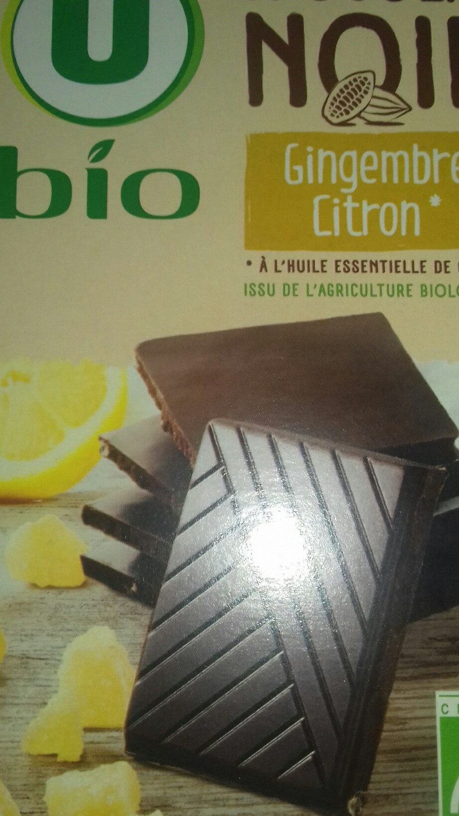 chocolat noir U bio - Product - fr