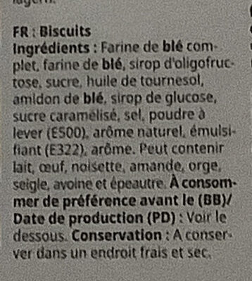 Kafferep Biscuits - Ainesosat - fr