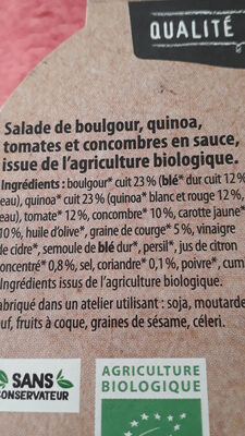 ma salade repas - Ingredients - fr