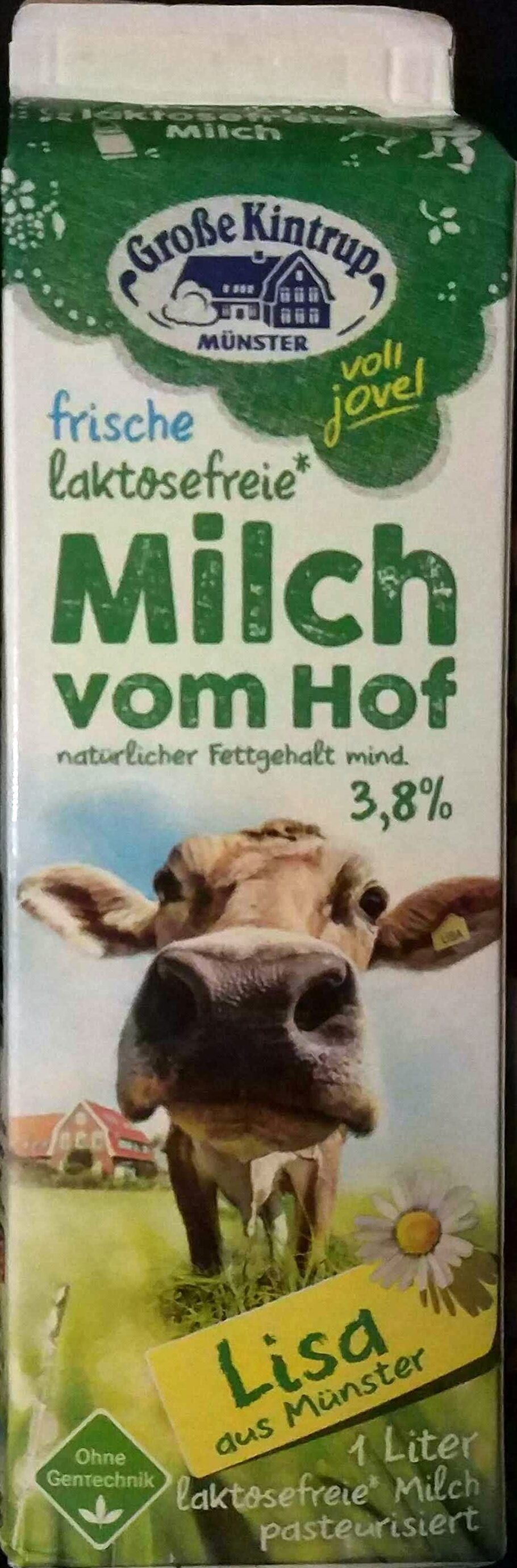 frische laktosefreie Milch vom Hof - Product - de