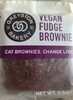 vegan fudge brownie - Product