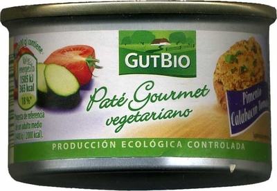 Paté vegetariano Pimiento Calabacín Tomate - Producto