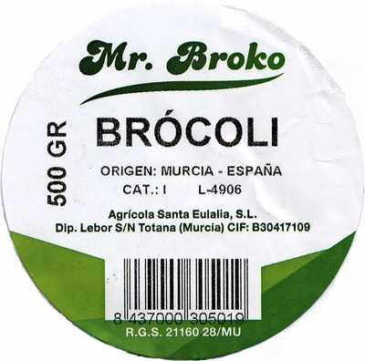 Brócoli - Ingrediënten - es
