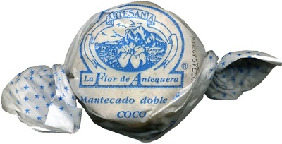 Mantecados de coco con grasa vegetal "La Flor de Antequera" - Produit - es