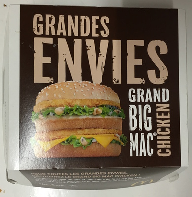 Grand Big Mac Chicken - نتاج - fr