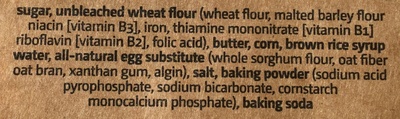 Corn cookie - Ingredients