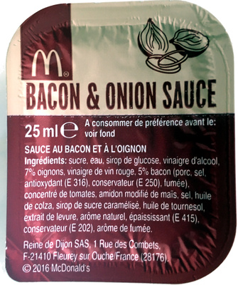 Bacon & Onion Sauce - Product - fr