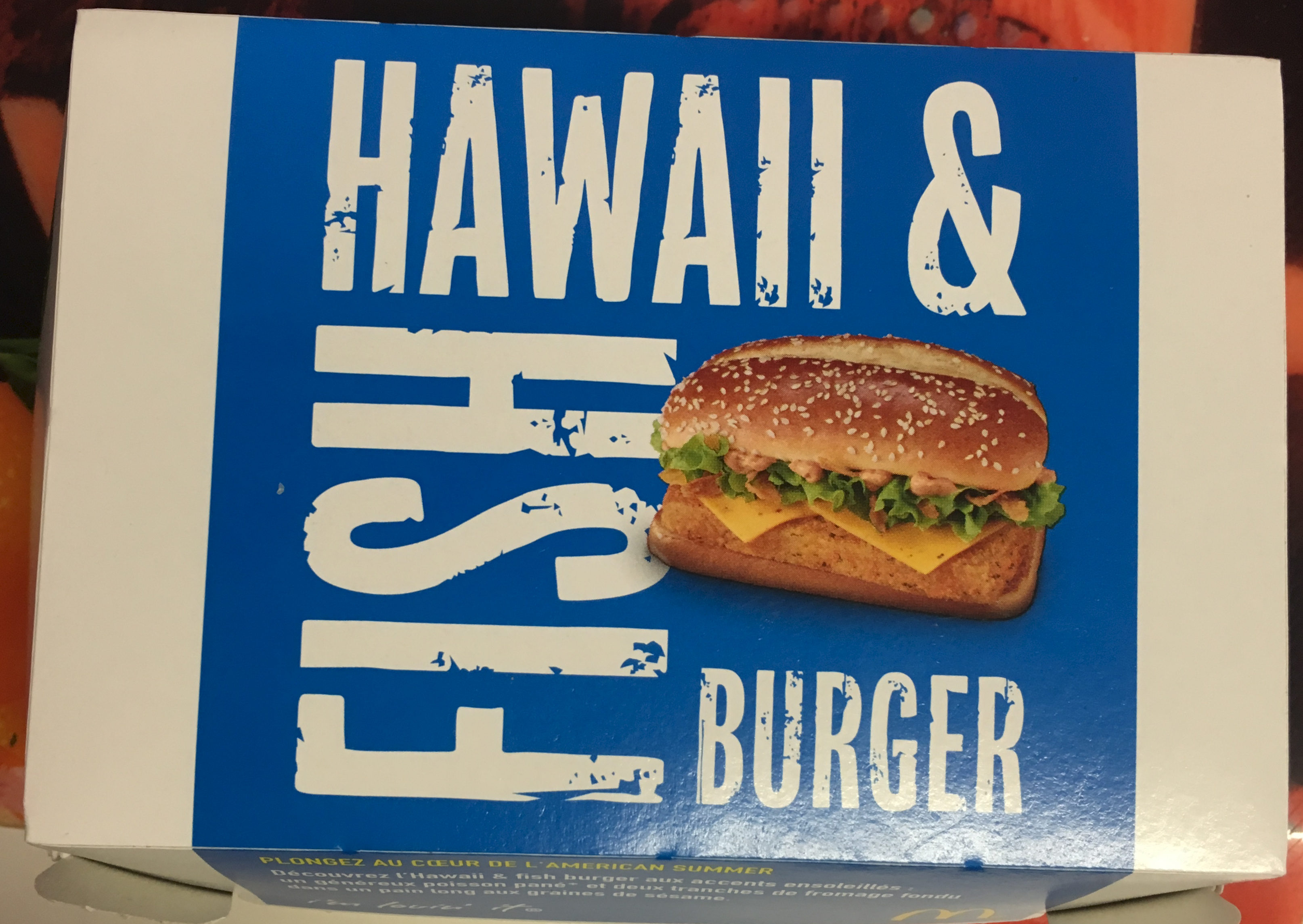 Hawaii & Fish Burger - Produit