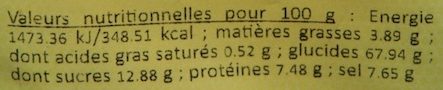 Neff - Potage Poireaux et Pommes de Terre - Voedingswaarden - fr