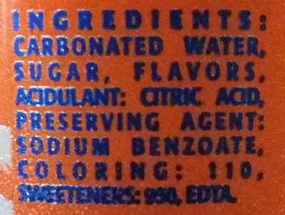Orange - Ingredients