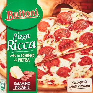 Pizza ricca salamino piccante surgelata - Product - it