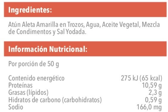 Tuny Finas Hierbas Linea Gourmet - Información nutricional