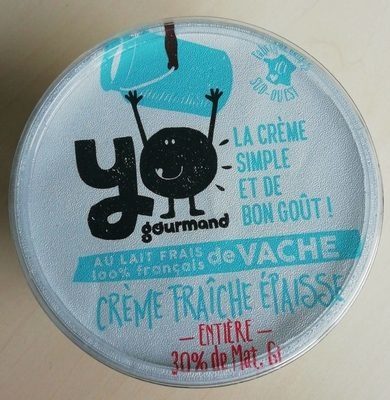 Crème fraîche épaisse au lait de vache YOgourmand - Product - fr