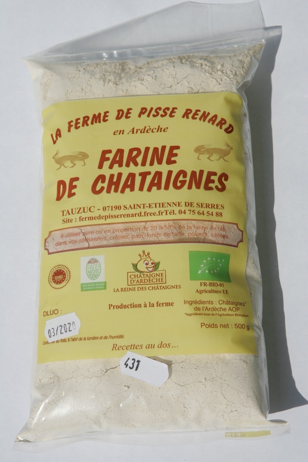 Farine de châtaignes - Produit