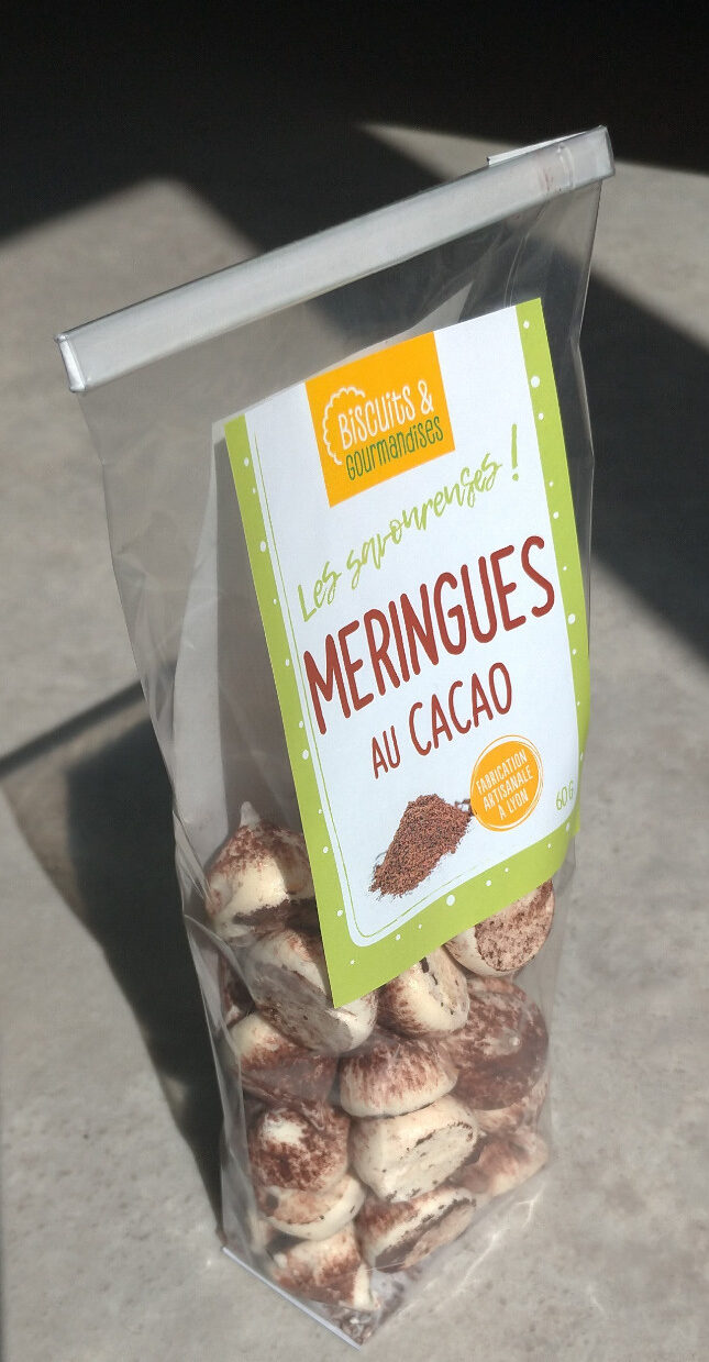 Les savoureuses meringues au cacao - Produit