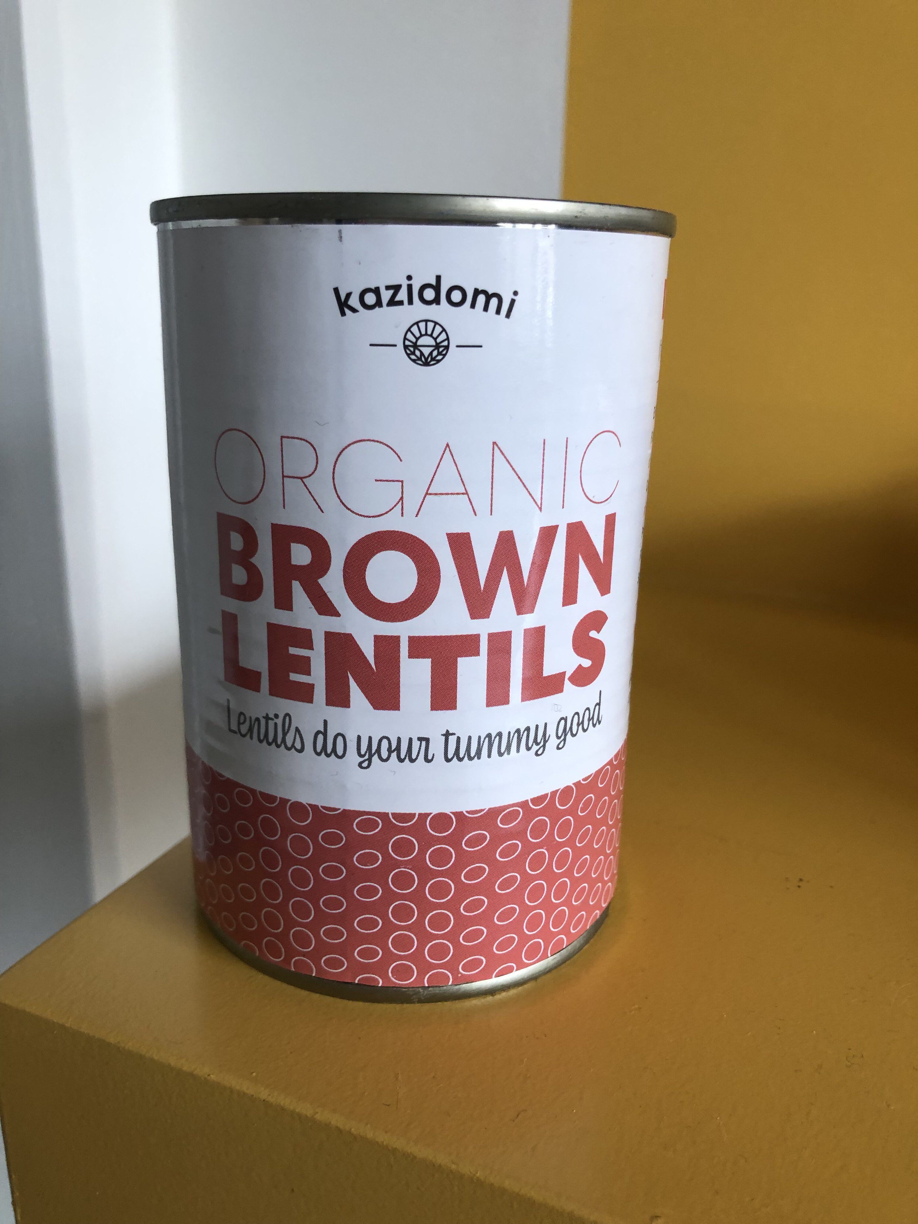 Kazidomi Brown Lentils - Produkt - en