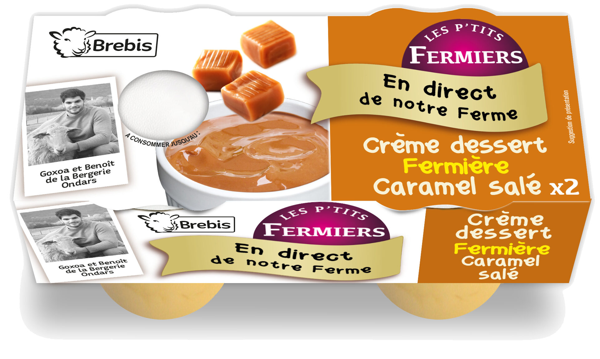 Crème dessert brebis fermière Café - Product - fr