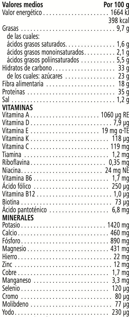 Fórmula 1 crema de vainilla - Informació nutricional - es