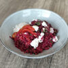 Salade de quinoa, haricot rouge, houmous, feta et noisette - Производ
