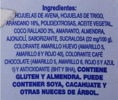 Granola Don Luis sin azúcar añadida - Ingredientes