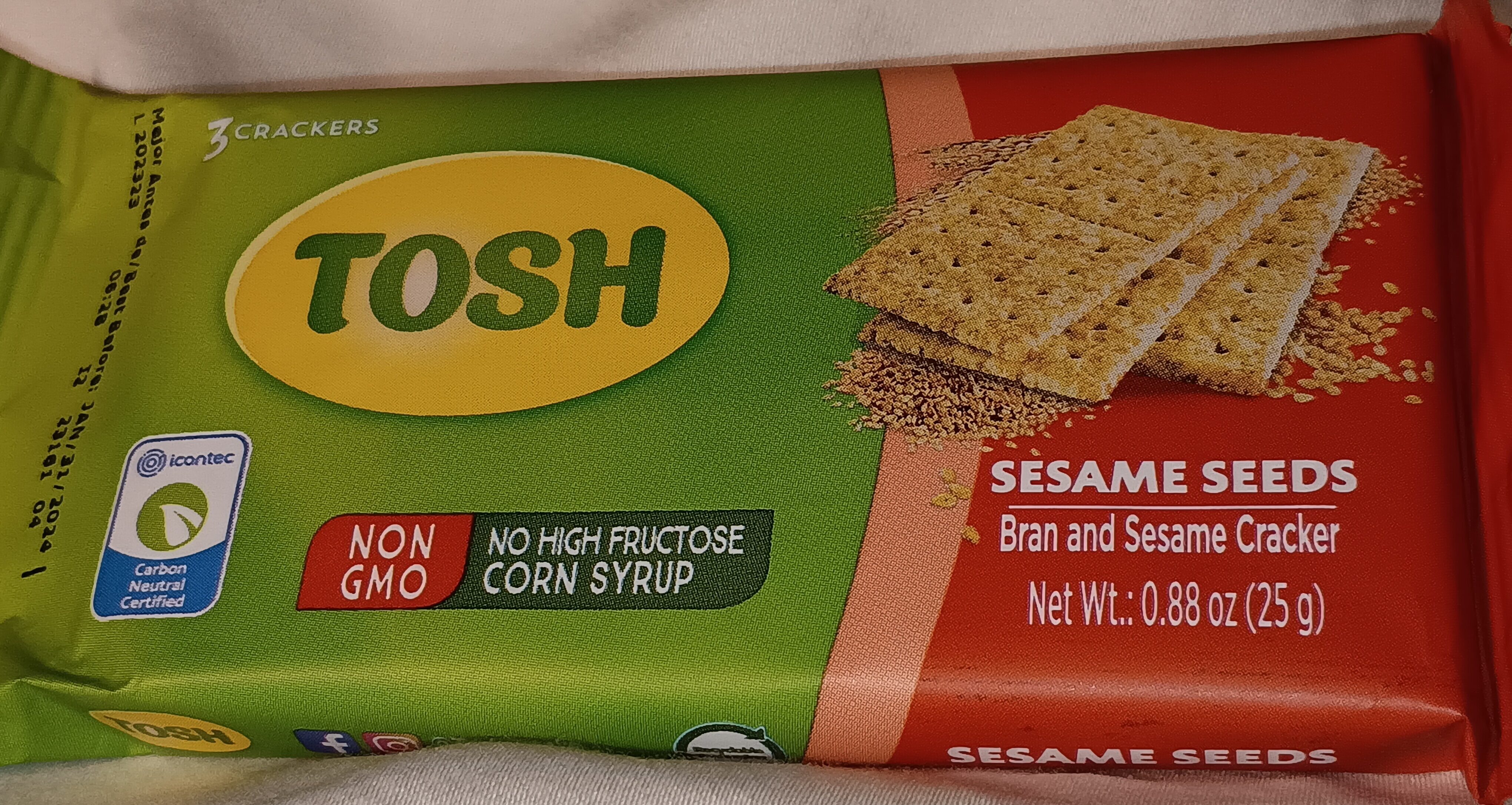 Sesame Seeds Bran and Sesame Cracker - Product