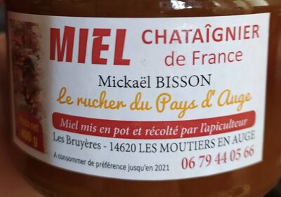 Miel de châtaignier france - Product - fr
