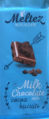 Milk chocolate with cocoa biscuits - Produkt - en