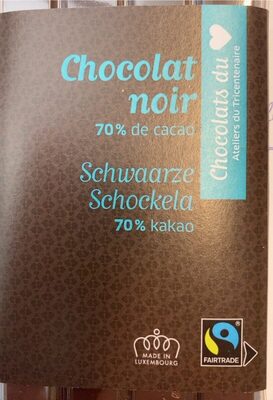 Chocolat noir 70% de cacao - Produit - en
