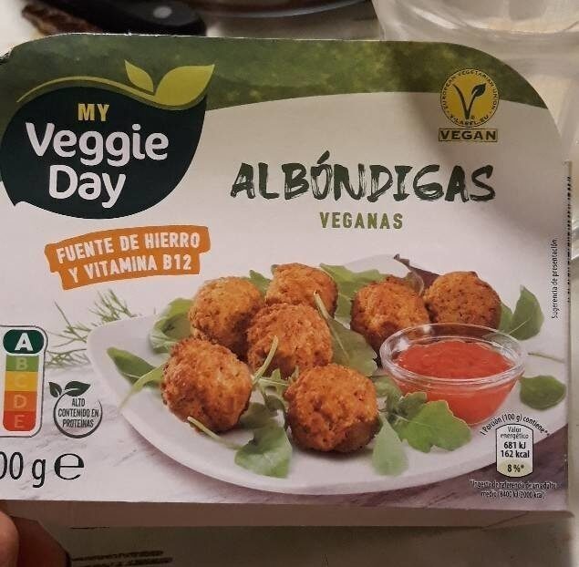 Albóndigas veganas - Producto