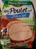 Rôti Poulet cuit -25% de sel - Product