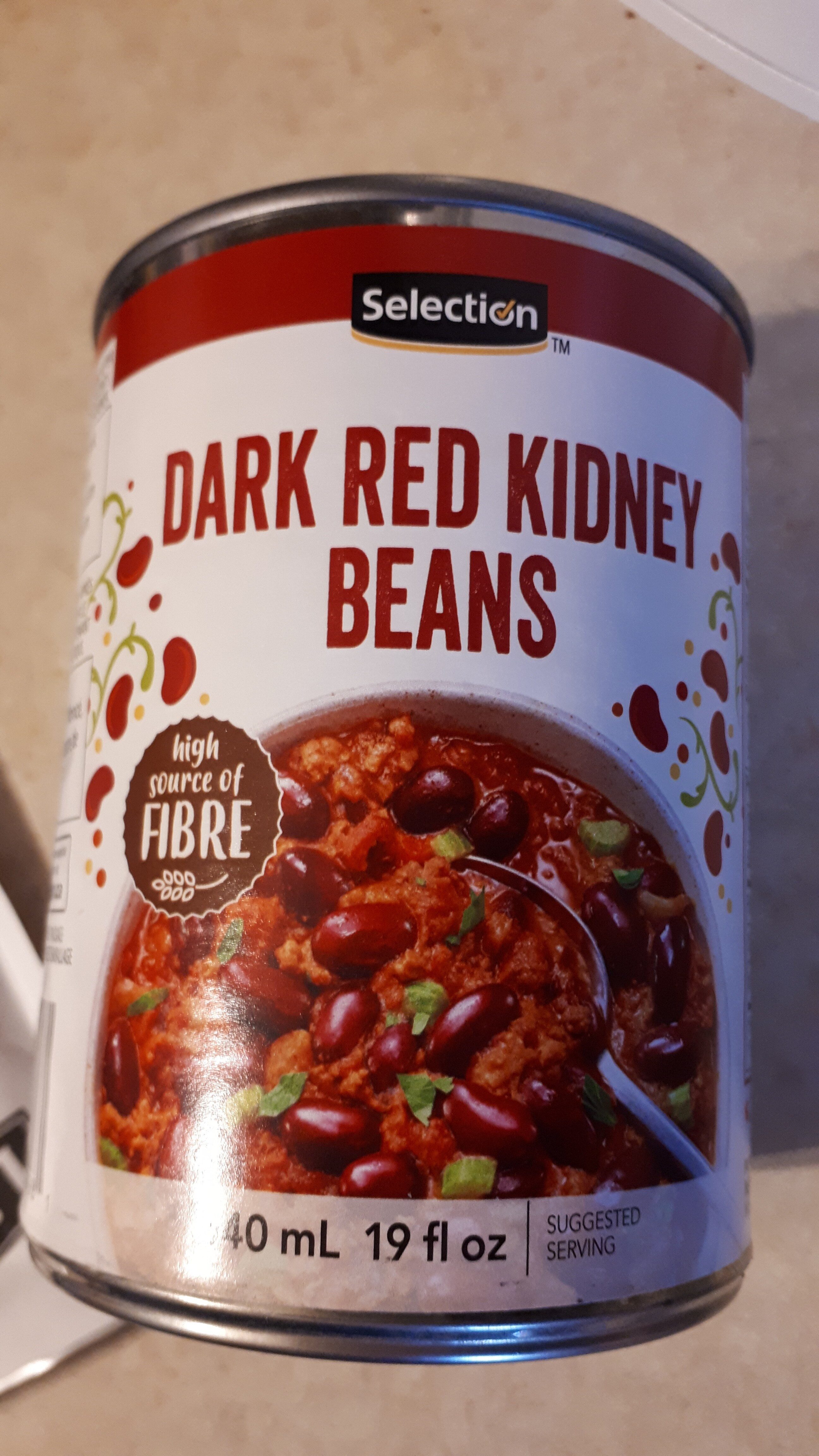 selection dark red kidney beans - Produit - en