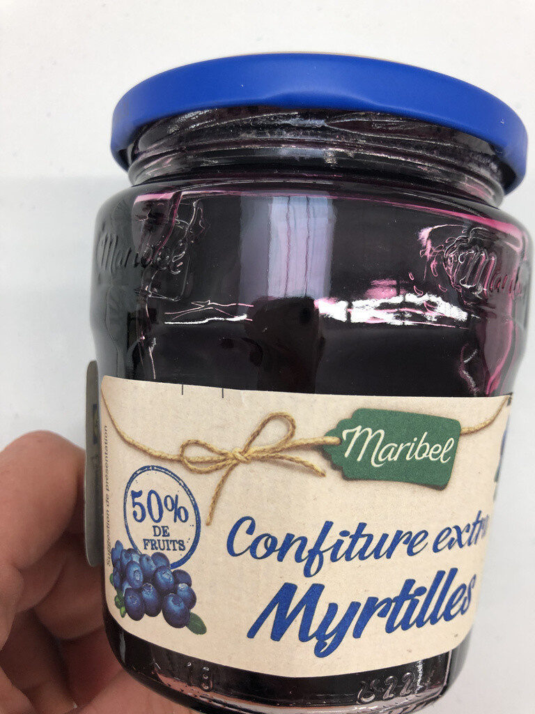 Confiture extra myrtilles - Product - fr