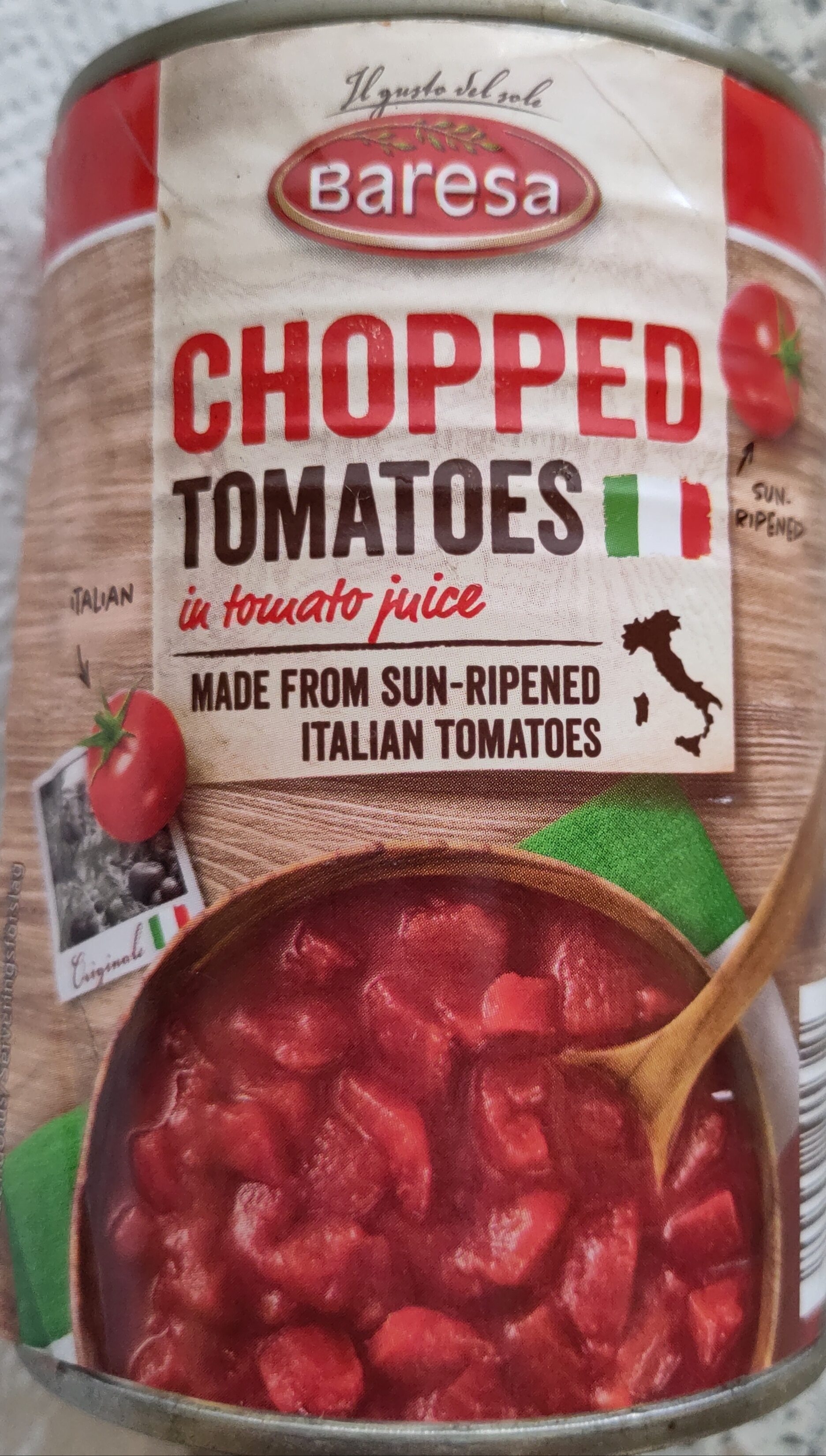 Pilkottuja tomaatteja tomaattimehussa - Product - fi